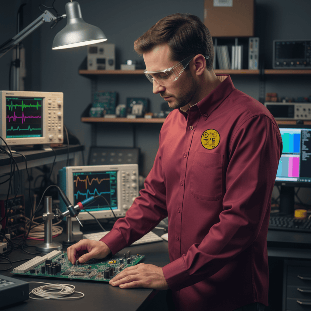 Printify Long-sleeve Burgundy/Light Stone / XS NASA Golden Record Tribute Voyager shirt
