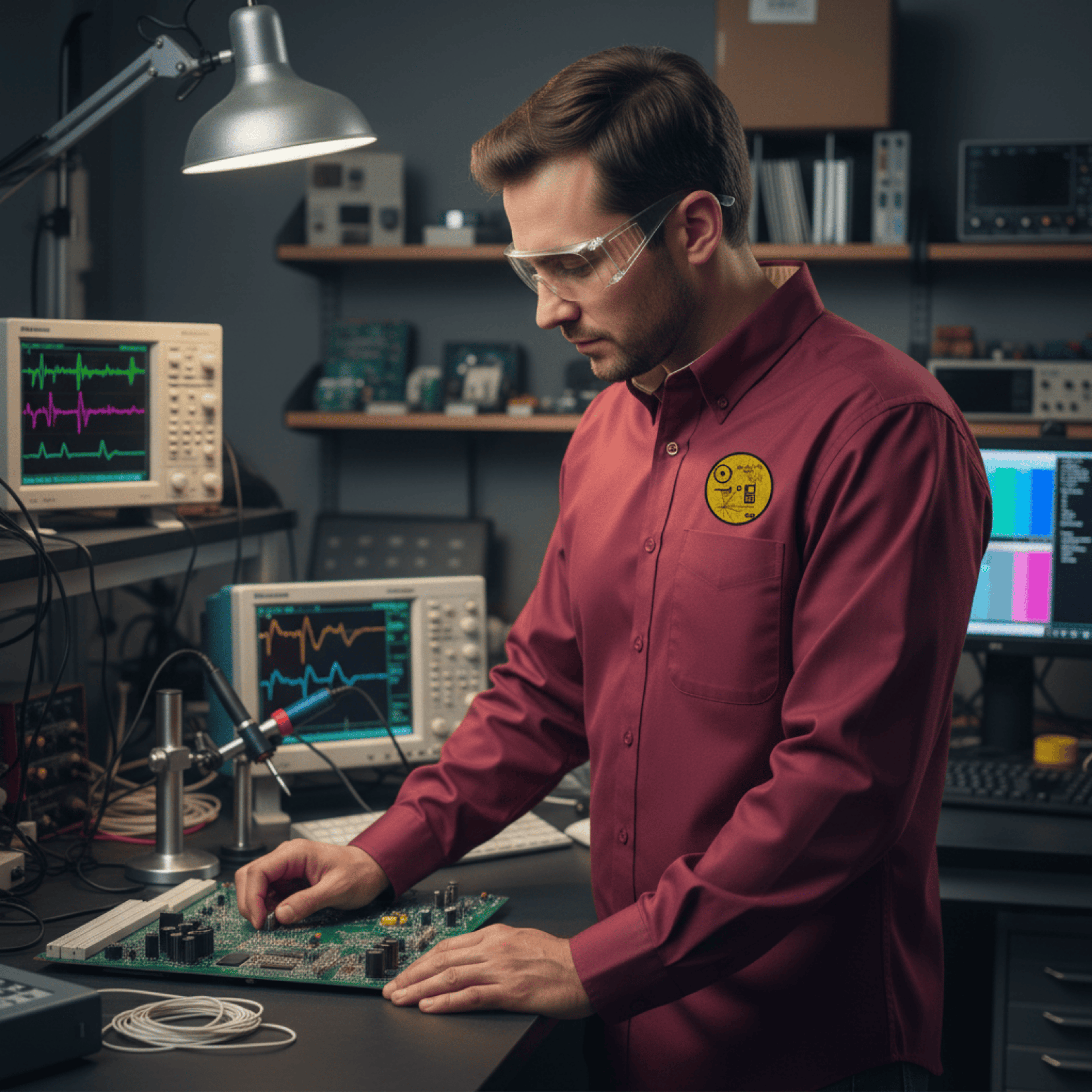 Printify Long-sleeve Burgundy/Light Stone / XS NASA Golden Record Tribute Voyager shirt