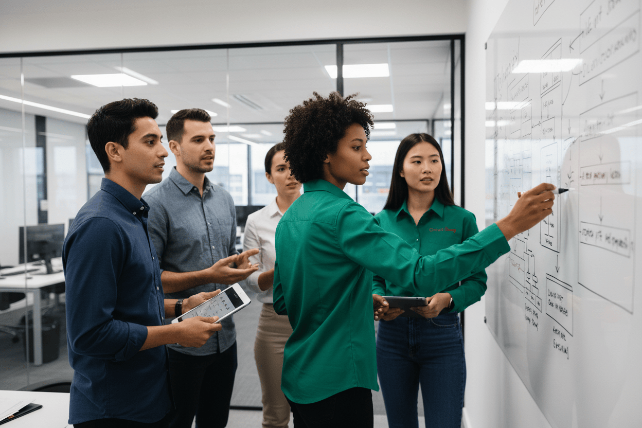 Printify Long-sleeve Circuit Swag Embroidered Long Sleeve Shirt — Electrical Engineer / Computer Scientist Main image