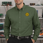 Printify Long-sleeve Clover Green / XS NASA Golden Record Tribute Voyager shirt