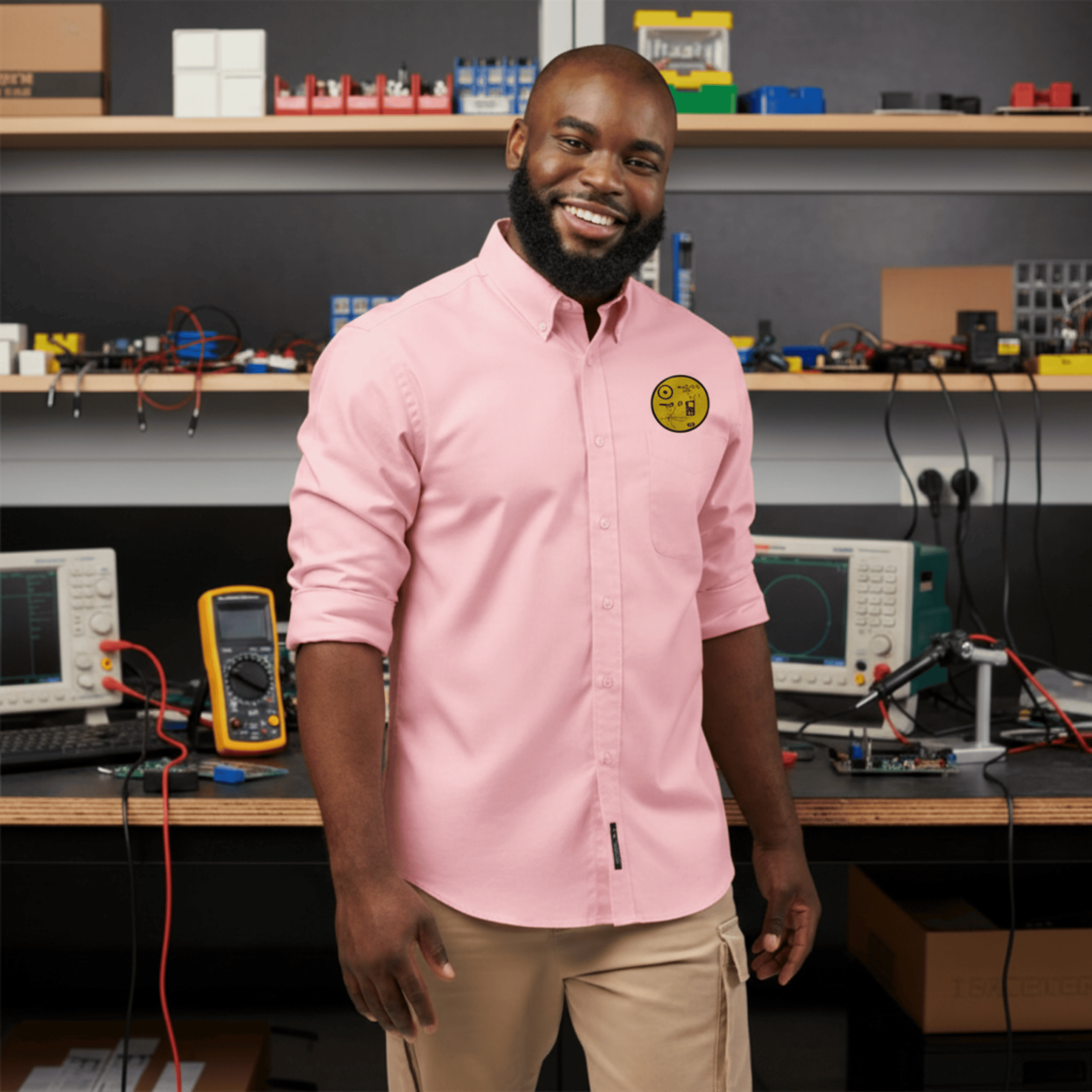 Printify Long-sleeve Light Pink / XS NASA Golden Record Tribute Voyager shirt