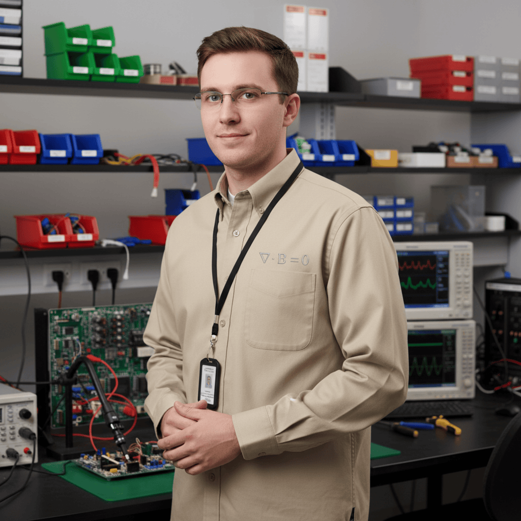 Printify Long-sleeve Stone / XS Maxwells Golden Rule Gausss Law for Magnetism Long Sleeve Shirt: Scientific Crest