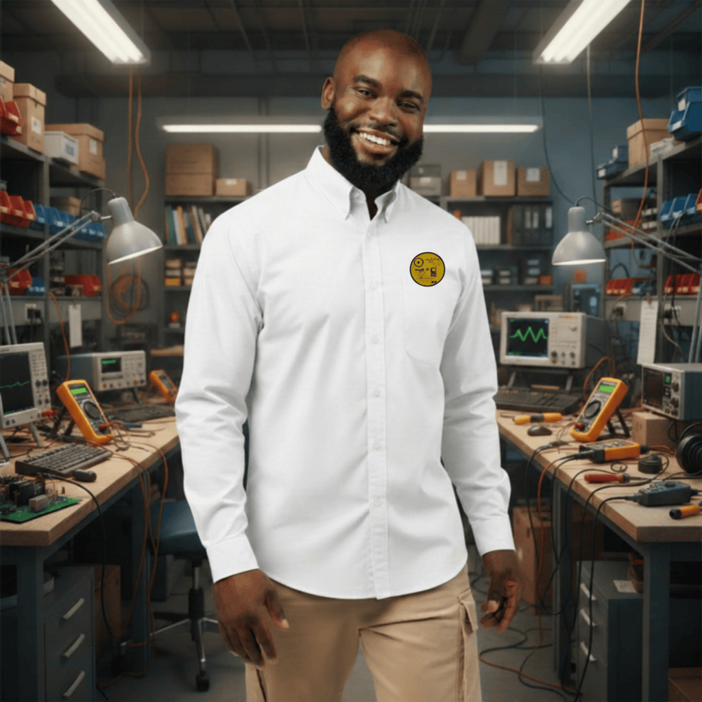 Printify Long-sleeve White/Light Stone / XS NASA Golden Record Tribute Voyager shirt