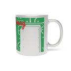 Printify Mug Circuit Board Trace Metallic Mug — Silver or Gold