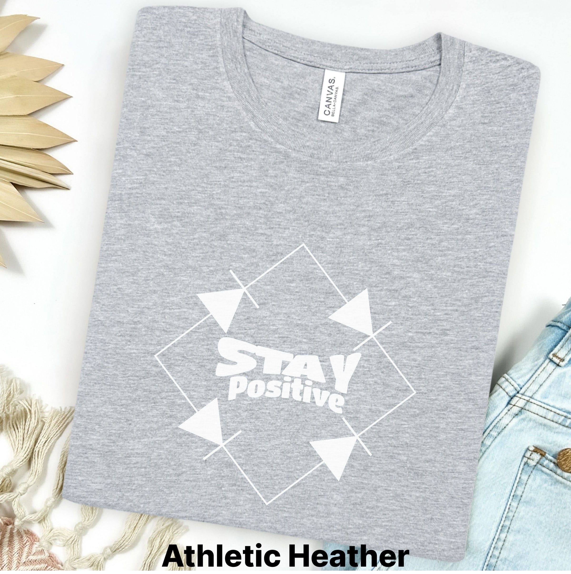 Printify T-Shirt S / Athletic Heather Stay Positive Electronics T‑Shirt — Full Bridge Circuit Graphic Tee