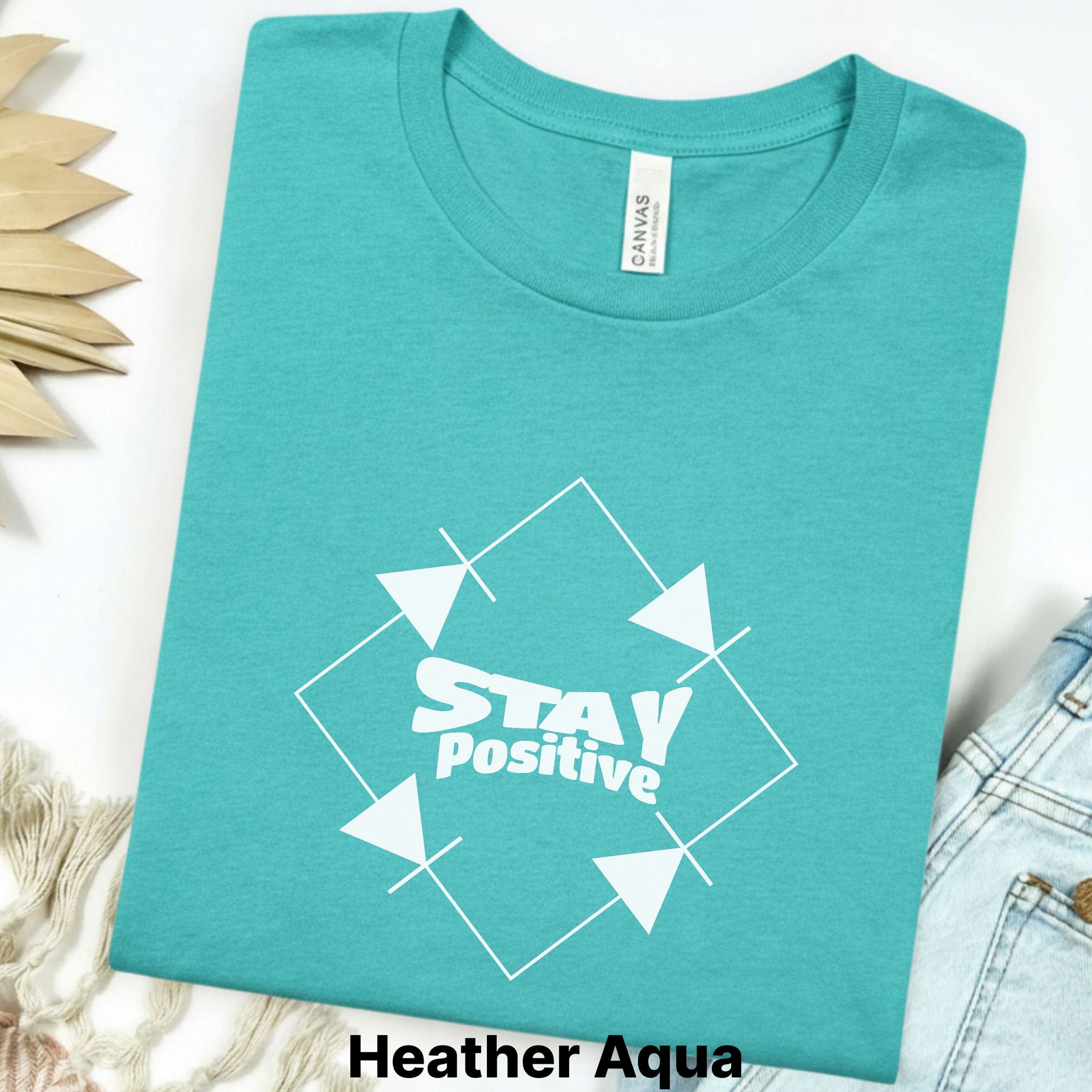 Printify T-Shirt S / Heather Aqua Stay Positive Electronics T‑Shirt — Full Bridge Circuit Graphic Tee