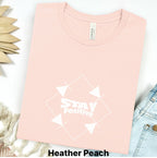 Printify T-Shirt S / Heather Peach Stay Positive Electronics T‑Shirt — Full Bridge Circuit Graphic Tee
