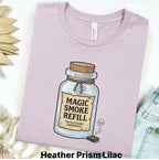 Printify T-Shirt S / Heather Prism Lilac Magic Smoke Refill Tee — Funny Electronics T-Shirt