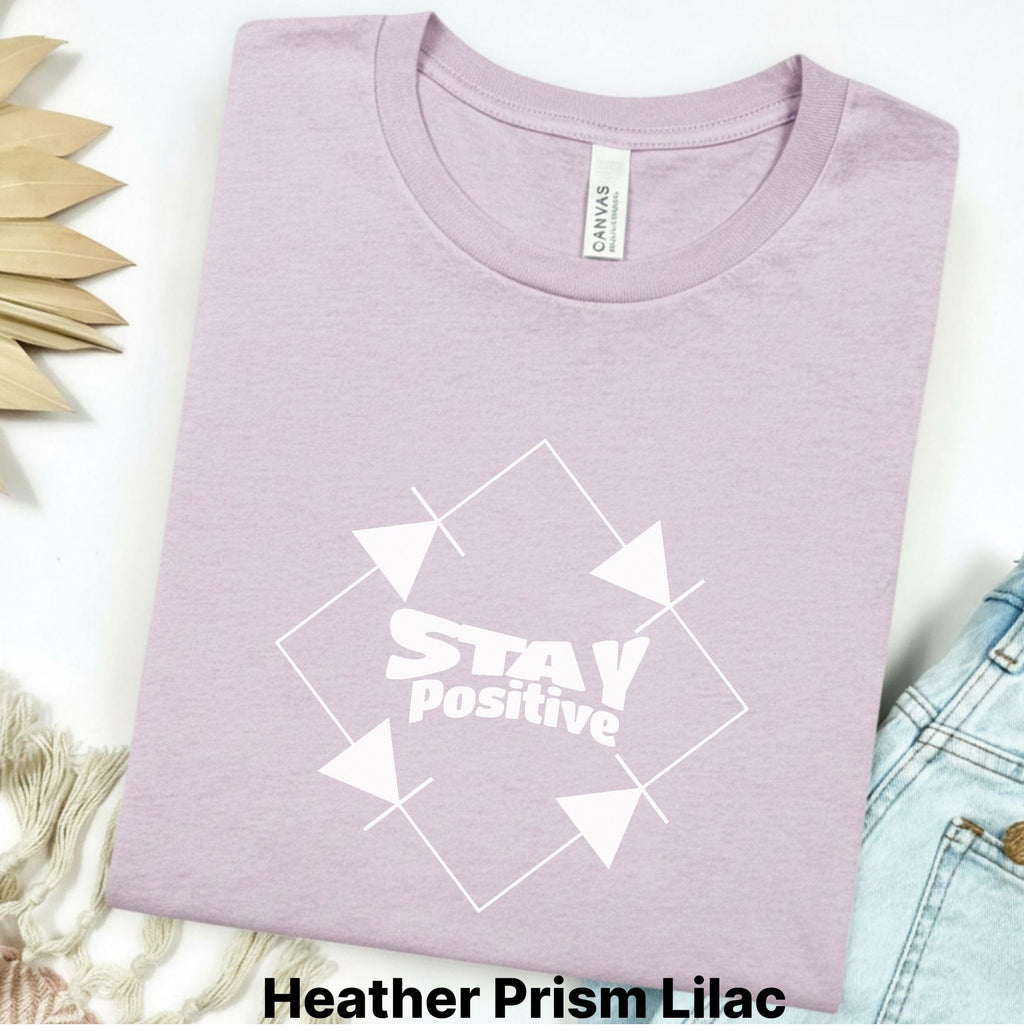 Printify T-Shirt S / Heather Prism Lilac Stay Positive Electronics T‑Shirt — Full Bridge Circuit Graphic Tee